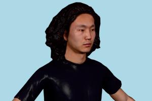 Sam Casual Male Casual Male, Casual, male, man, people, human, character, renderpeople